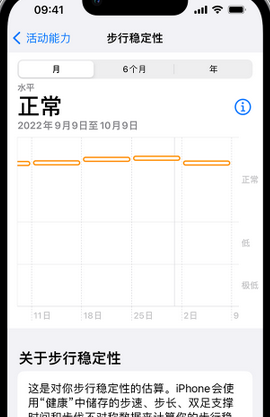 淮北iPhone手机维修如何在iPhone开启'步行稳定性通知'