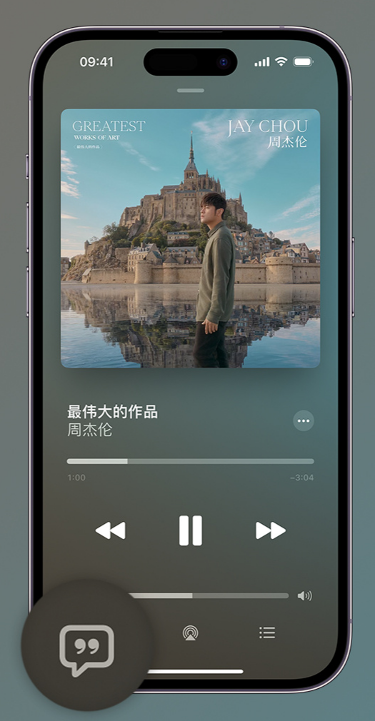 淮北iphone维修分享如何在iPhone上使用Apple Music全新唱歌功能 