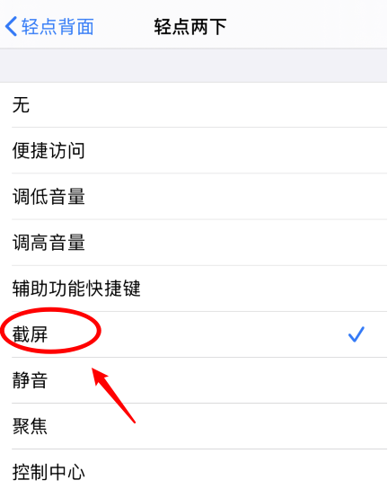 淮北苹果手机维修分享iPhone12如何启用双击截屏 